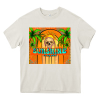 Cream sunshine on my mind Heavy Core Tee - TumblerDesignByShophia