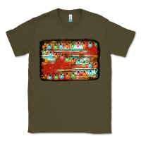 Army Green christmas serape sunflower background Classic Tee - Jasminsmagicworld