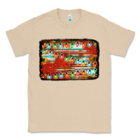 Mushroom christmas serape sunflower background Classic Tee - Jasminsmagicworld