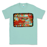Seafoam christmas serape sunflower background Classic Tee - Jasminsmagicworld
