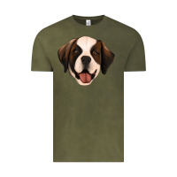 Vintage Olive st bernard Vintage Tee - Jasminsmagicworld