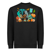 Black fall and nurse elements medical assistant Heavyweight Sweatshirt - AdoDesignShop
