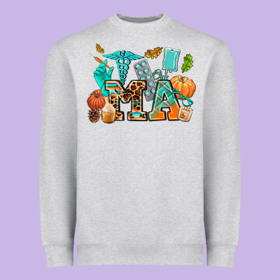 Fall And Nurse Elements Medical Assistant Heavyweight Sweatshirt Designed By Adodesignshop