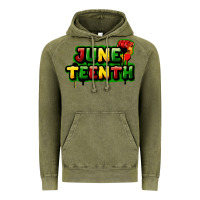 Vintage Olive juneteenth Vintage Hoodie - FaDigitalArtStudio