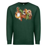 Sports Green horseshoe cowhide cactus patch Premium Sweatshirt - AdoDesignShop