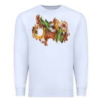 White horseshoe cowhide cactus patch Premium Sweatshirt - AdoDesignShop