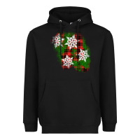 Black christmas patch Heavyweight Hoodie - AdoDesignShop