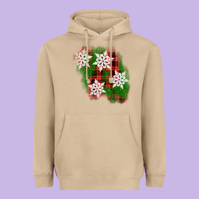 Christmas Patch Heavyweight Hoodie Designed By Adodesignshop