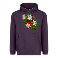 Plum christmas patch Heavyweight Hoodie - AdoDesignShop