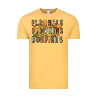 Vintage Mustard flannels hayrides pumpkins  bonfires Vintage Tee - FaDigitalArtStudio