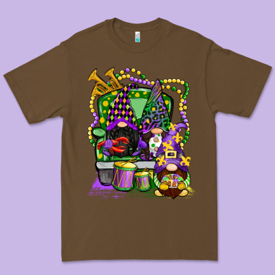 Mardi Gras Gnomies Truck Premium Tee Designed By Cowgirlartshop