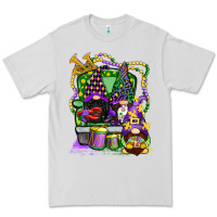 Dove Grey mardi gras gnomies truck Premium Tee - CowGirlArtShop