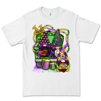 White mardi gras gnomies truck Premium Tee - CowGirlArtShop