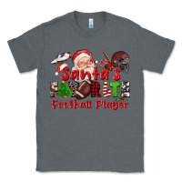 Charcoal Heather santas favorite  football player Classic Tee - CowGirlArtShop