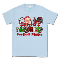 Dusty Blue santas favorite  football player Classic Tee - CowGirlArtShop