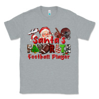 Heather Grey santas favorite  football player Classic Tee - CowGirlArtShop