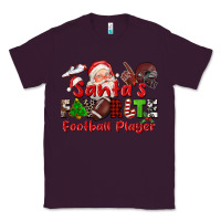Plum santas favorite  football player Classic Tee - CowGirlArtShop