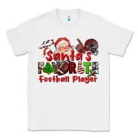 White santas favorite  football player Classic Tee - CowGirlArtShop