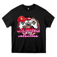 Black Gaming is my valentine Heavy Core Tee - HowdyJamesFarm