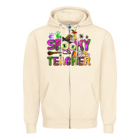 Sandshell spooky teacher Zipper Hoodie - AdoDesignShop