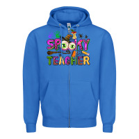 True Royal spooky teacher Zipper Hoodie - AdoDesignShop