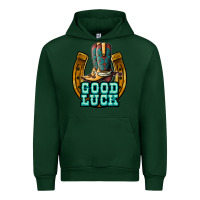 Forest Green good luck Urban Hoodie - JahusDesignShop