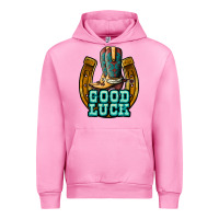 Fuchsia Pink good luck Urban Hoodie - JahusDesignShop