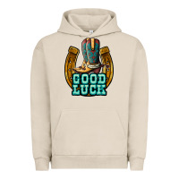 Pigment French Oak good luck Urban Hoodie - JahusDesignShop