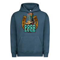 Pigment Midnight Navy good luck Urban Hoodie - JahusDesignShop