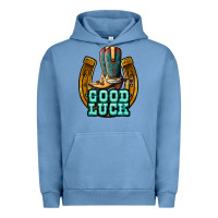 Pigment Pebble Blue good luck Urban Hoodie - JahusDesignShop