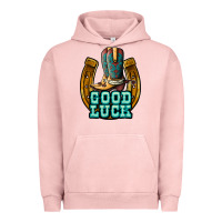 Pigment Salmon good luck Urban Hoodie - JahusDesignShop