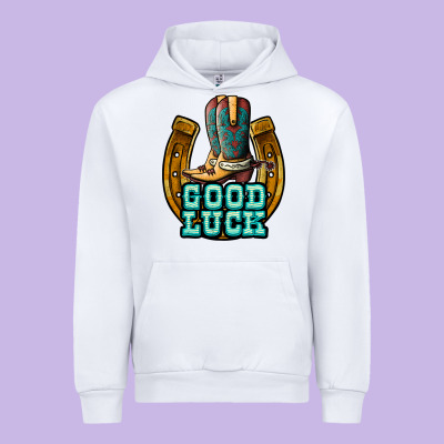 Good Luck Urban Hoodie Designed By Jahusdesignshop