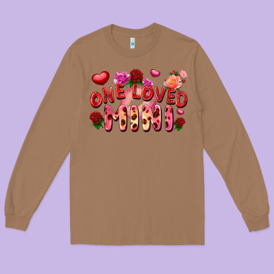 One Loved Mini Long Sleeve Tee Designed By Fadigitalartstudio