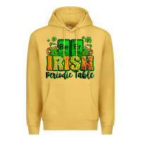 Antique Gold Beer Irish Periodic table St. Patrick's Premium Hoodie - LillyAllenDesigns