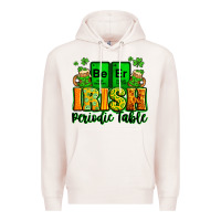 Pale Pink Beer Irish Periodic table St. Patrick's Premium Hoodie - LillyAllenDesigns