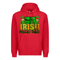 Red Beer Irish Periodic table St. Patrick's Premium Hoodie - LillyAllenDesigns