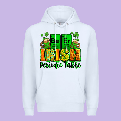 Beer Irish Periodic Table St. Patrick's Premium Hoodie Designed By Lillyallendesigns