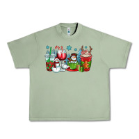 Oil Green christmas snowman coffee cups Urban Heavy Tee - OliviaCreatesArt