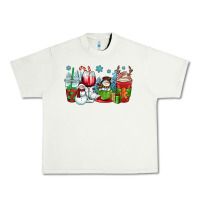 Pistachio christmas snowman coffee cups Urban Heavy Tee - OliviaCreatesArt