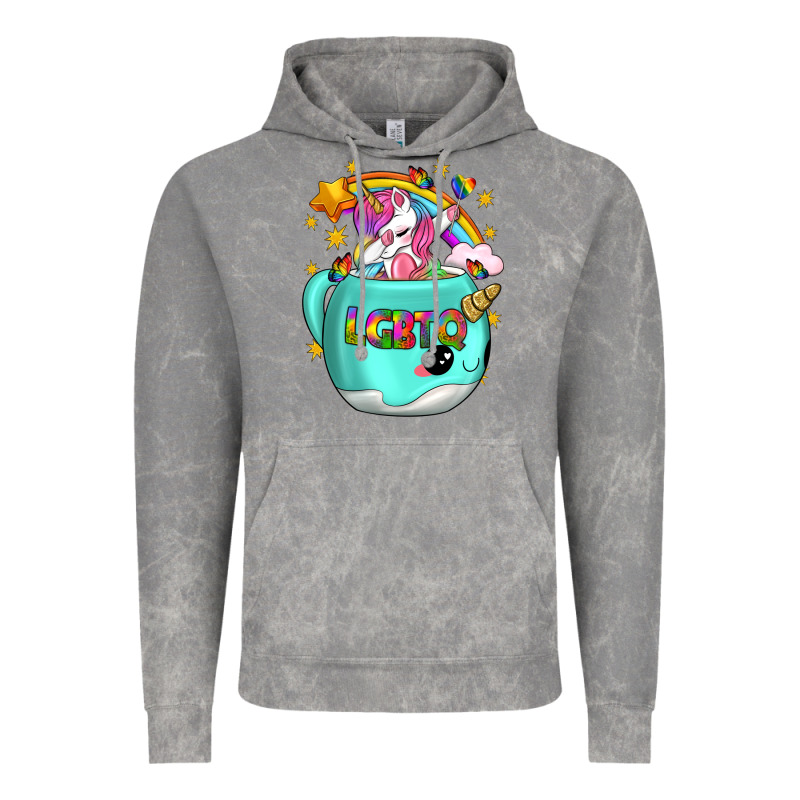 Lgbtq Unicorn And Narwhal Mug Vintage Hoodie by BundleAndBundleShop | Teevron