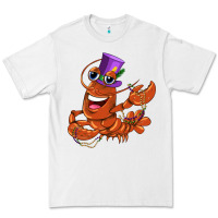 White mardi gras crawfish Premium Tee - CowGirlArtShop