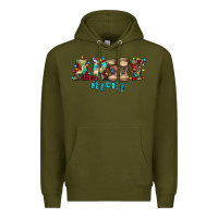 Army Green army mom christmas Premium Hoodie - Jasminsmagicworld