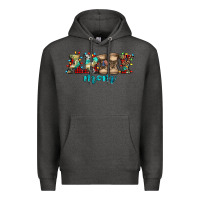 Charcoal Heather army mom christmas Premium Hoodie - Jasminsmagicworld
