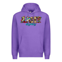 Purple army mom christmas Premium Hoodie - Jasminsmagicworld