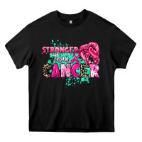 Black Stronger than Cancer Heavy Core Tee - HowdyJamesFarm