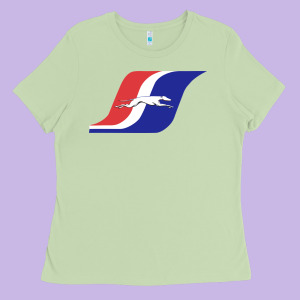 Greyhound Bus Ladies Tee Designed By Designefamous
