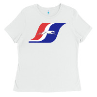 White Greyhound Bus Ladies Tee - DesigneFamous