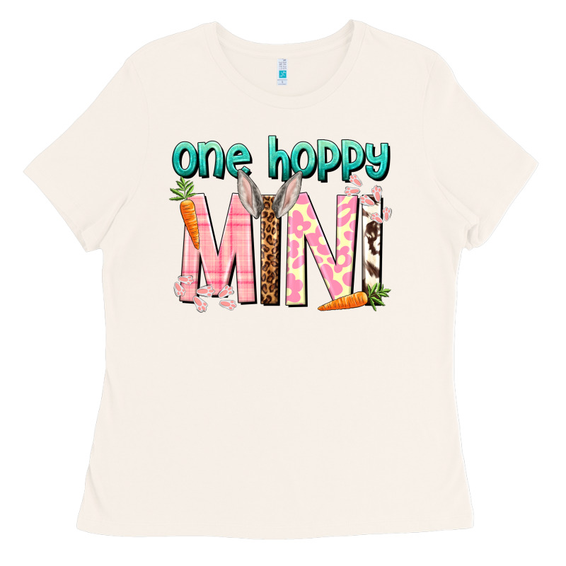 One Hoppy Mini Easter Day Ladies Tee by HowdyJamesFarm | Teevron