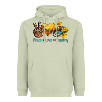 Matcha peace love country cowhide cowboy hat Heavyweight Hoodie - AdoDesignShop