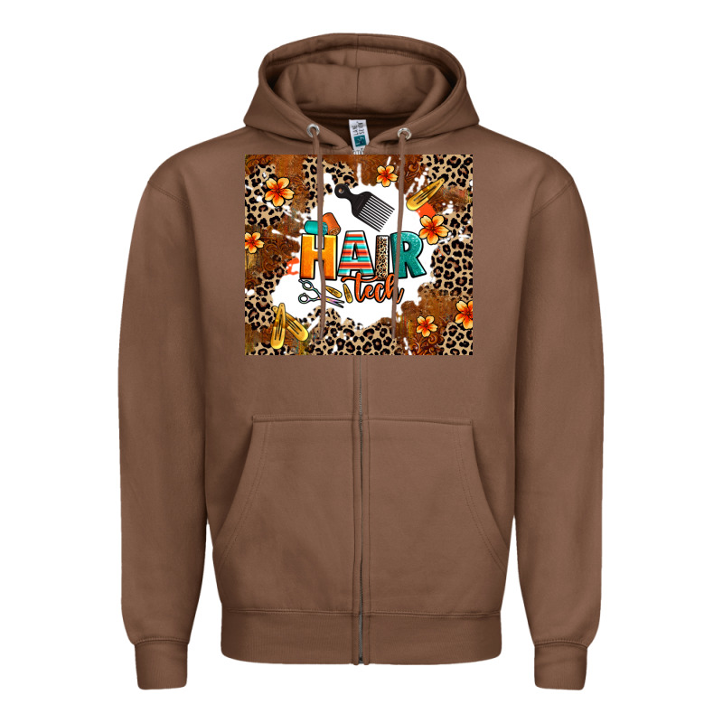 Hair Tech Zipper Hoodie by AdoDesignShop | Teevron